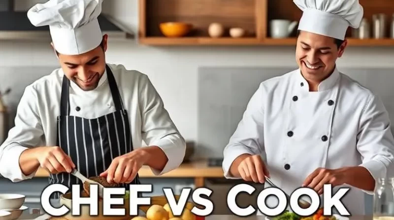 Difference Between a Cook and a Chef in Australia